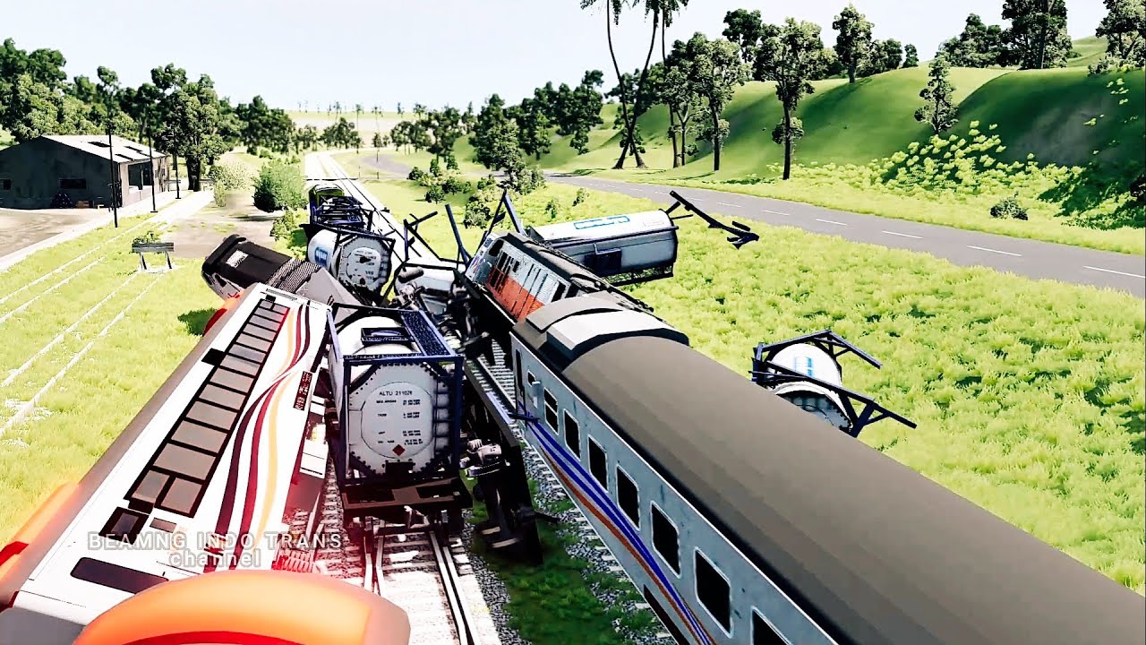 Kompilasi PLH Kereta api, Beamng drive
