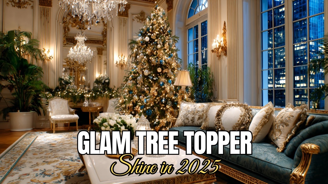 🌟 Sparkle & Shine: Crystal Christmas Tree Topper DIY 🎄 | Elegant Xmas Decor 2025 ✨
