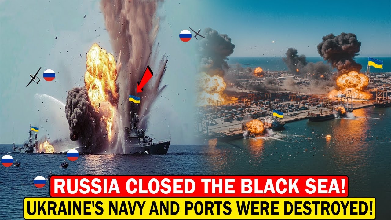 %100 Hit Rate: Brave Russian Artillery Buried Ukrainian navy in Black Sea with an ingenious tactic!