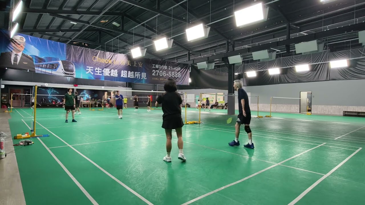 1/15 Game 11 源興珮珊 21 : 12 如蓉強哥 #混雙 #福雅羽球會館4號場地 #badminton 