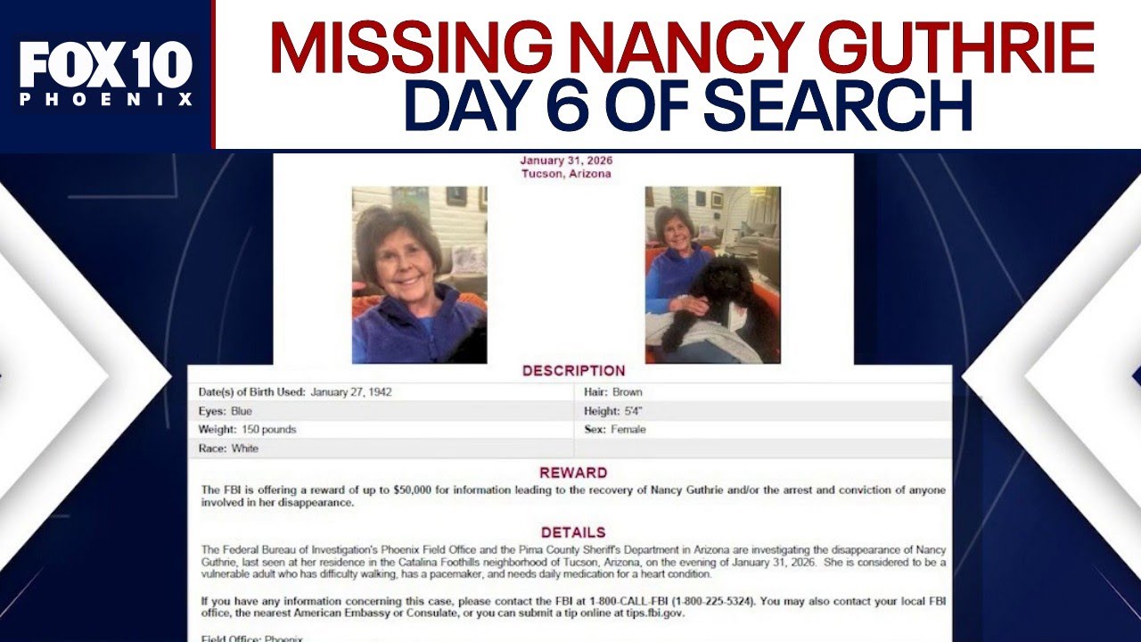 Nancy Guthrie: Investigators ramping up search for mom of 'Today' host l FOX 10 Phoenix