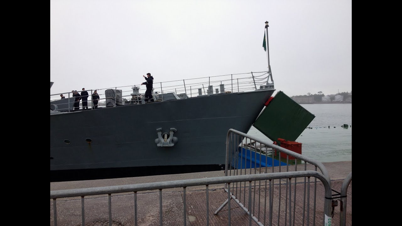 Irish Navy ship P22 collided at COBH