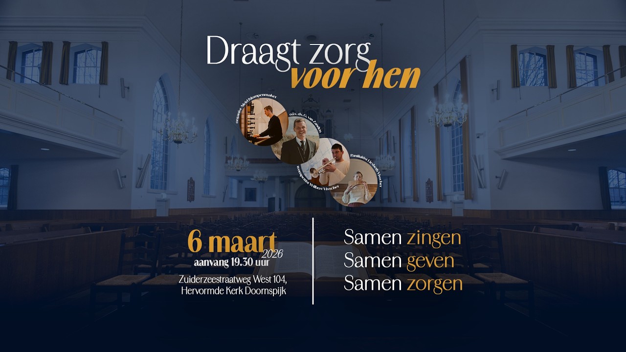 Samen zingen voor het Hospice de Regenboog Nunspeet | Draagt zorg voor hen | o.l.v. ds. G van Zanden