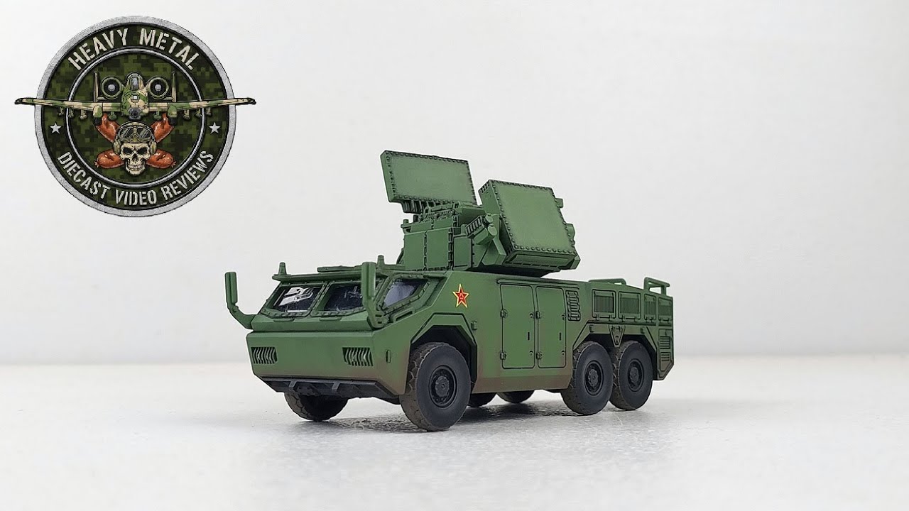 Обзор модели китайской зенитной ракеты малой дальности Hóng Qí, HQ-17A, в масштабе 1:72.