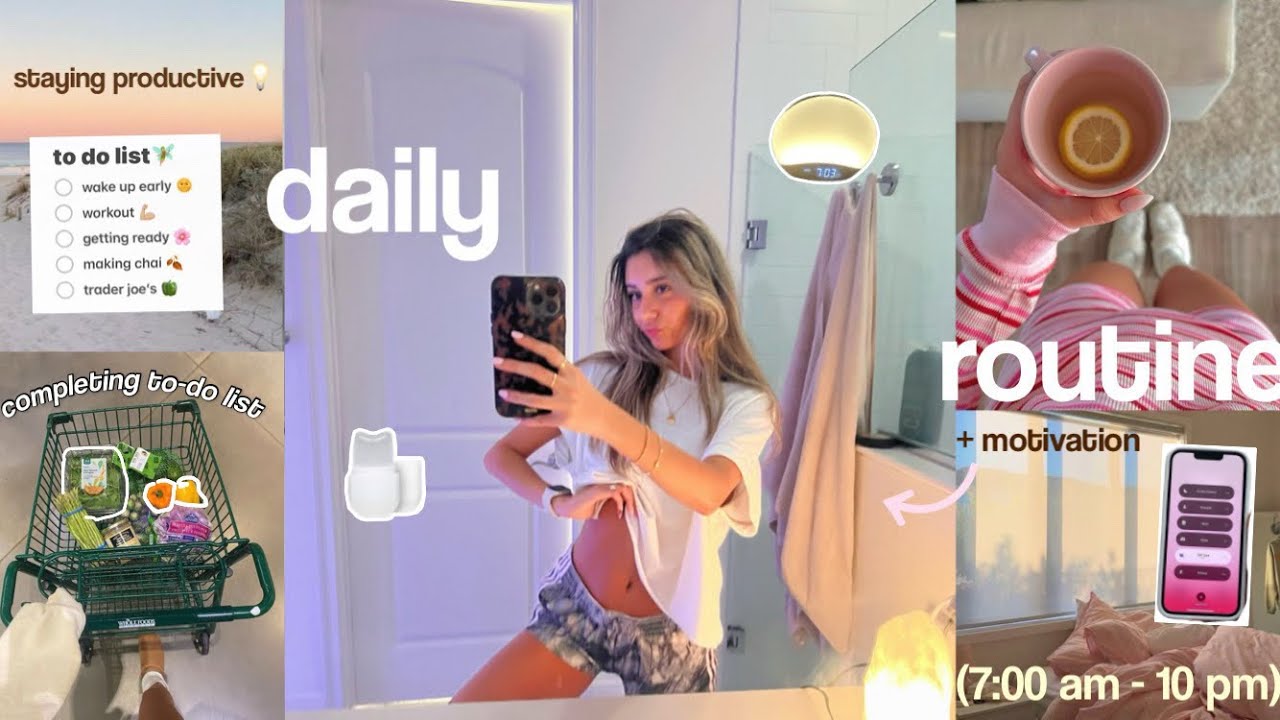 моя (продуктивная) ежедневная рутина💌 рабочие дни + достижение 1 миллиона подписчиков!!