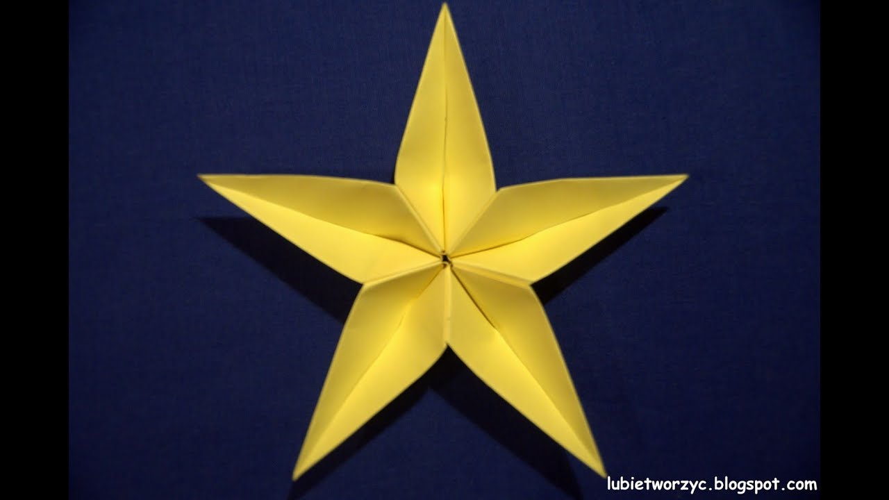 Lubię Tworzyć - Gwiazdka kusudama na choinkę