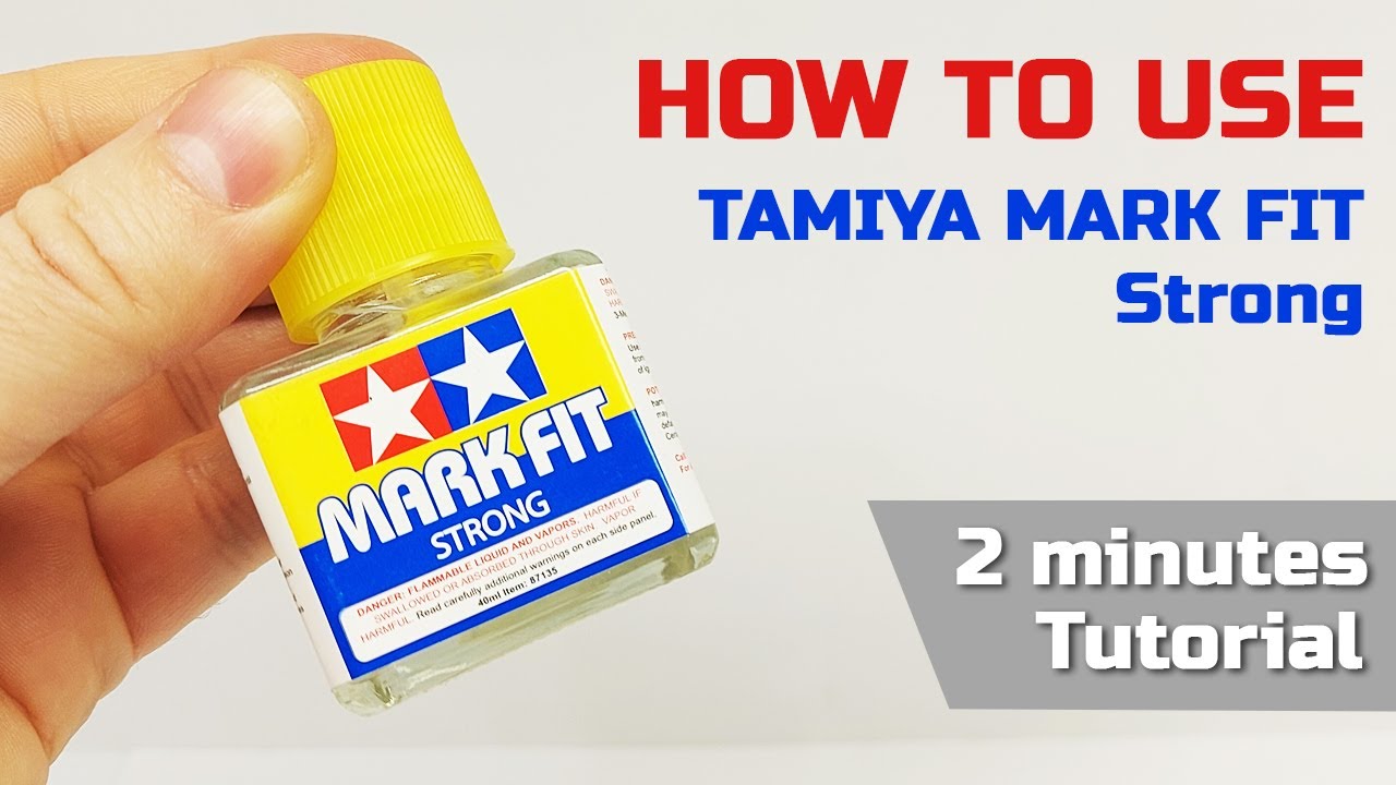 Как использовать Tamiya Mark Fit Strong | Для новичков
