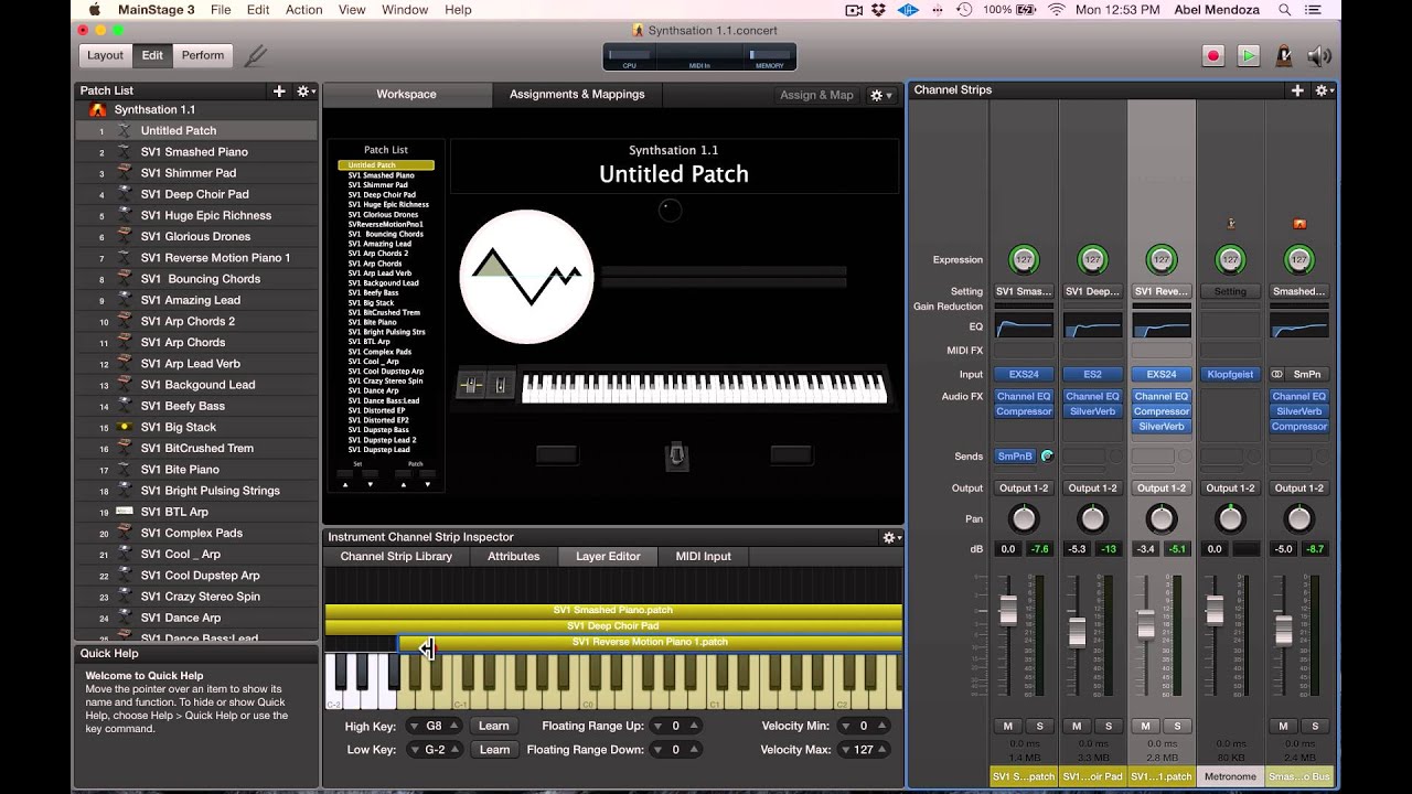 Creando Layers En MainStage 3