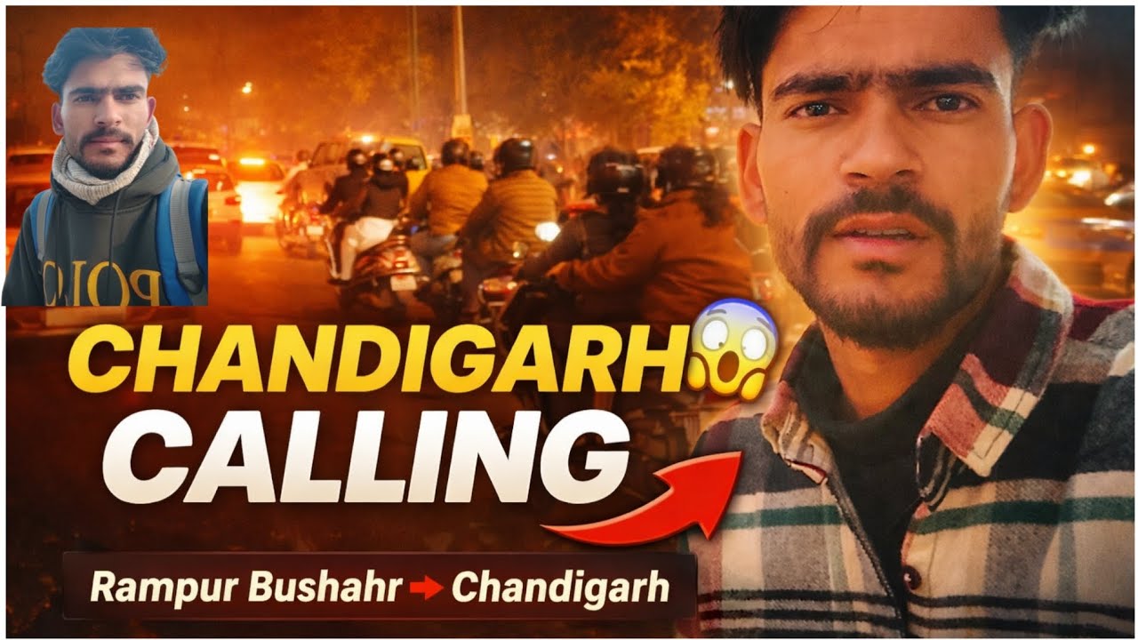 RAMPUR TO CHANDIGARH 😍 || PURI RAT SAFAR KIYA 😰😰 || @HarishBharti06 