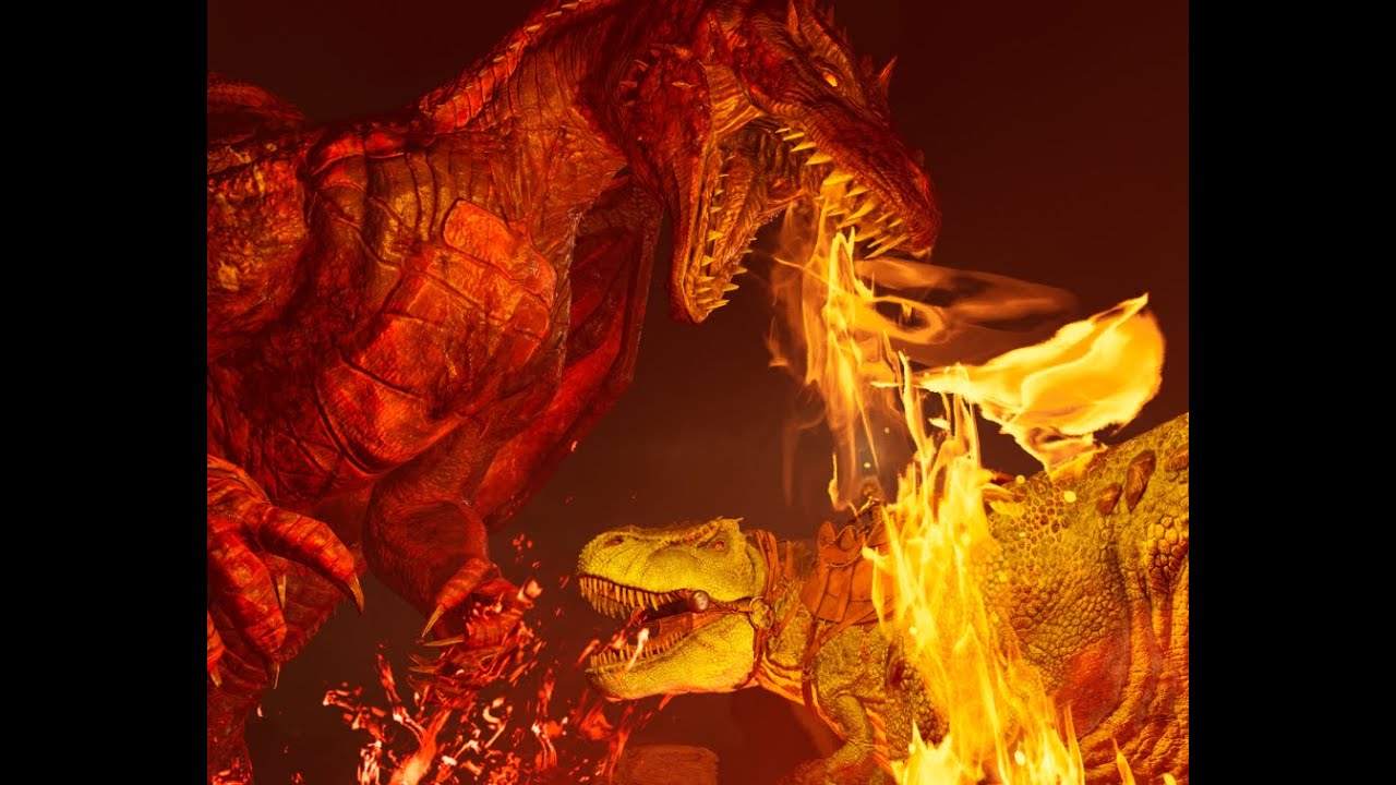 ARK: Survival Ascended Rex Solo Alpha Dragon [Official Server]