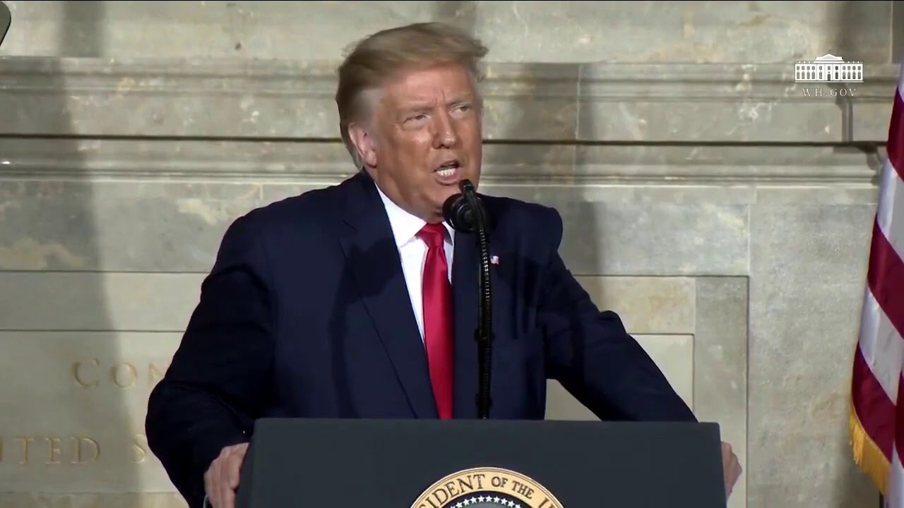 President Trump tells the story of Caesar Rodney, a patriot whose statue was destroyed and removed