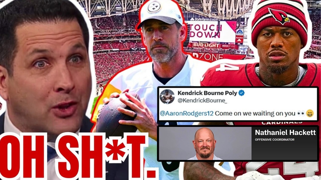 Cardinals WR RECRUITING Aaron Rodgers to Arizona! Adam Schefter SCRAMBLES on Steelers BEHALF!