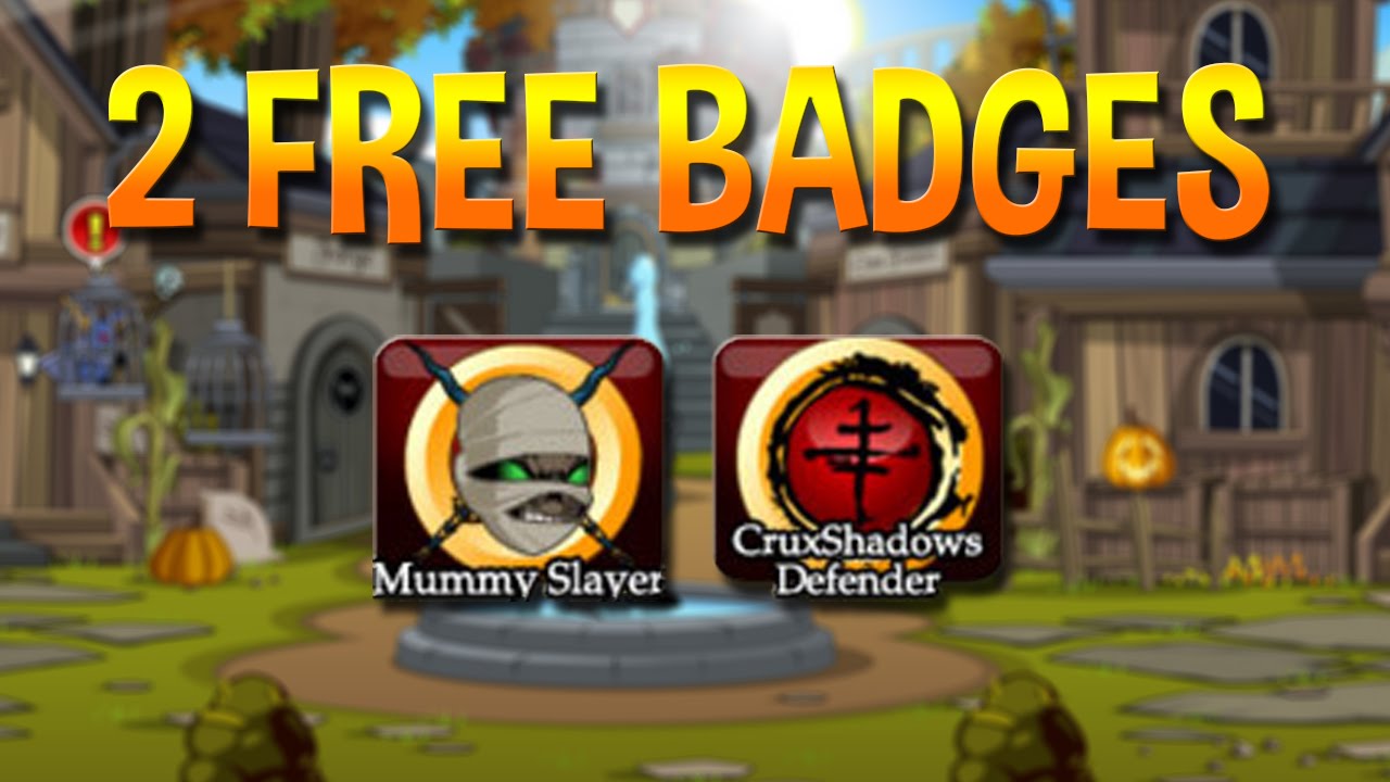 2 FREE BADGES AQW