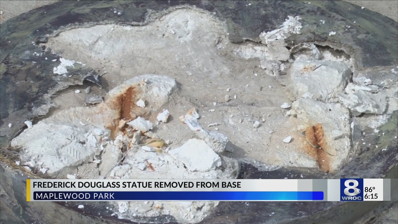 Frederick Douglass statue vandalized at Rochester park
