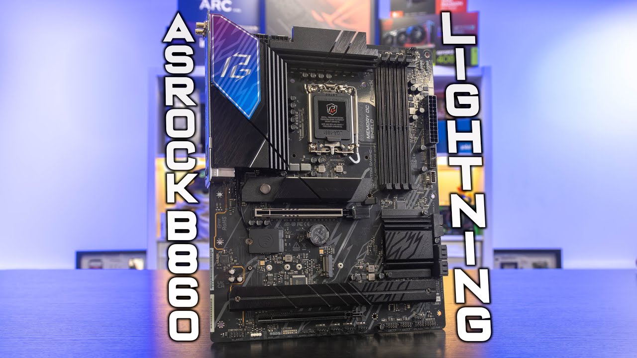 The BEST B-Series Motherboard?! - ASRock B860 Lightning Wi-Fi - Unboxing & Overview! [4K]