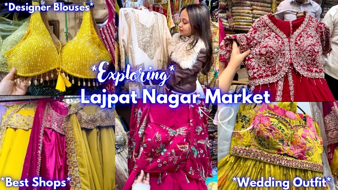 Lajpat Nagar Market Delhi✨| with shop No. |Latest Collection 2025 | Ethnic Wear😍|| #youtube #market