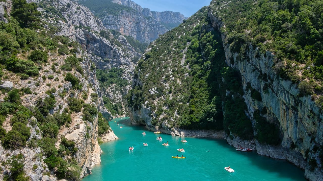 Lac de Sainte Croix & Gorges du Verdon | Drone Views & Boat Ride 4K