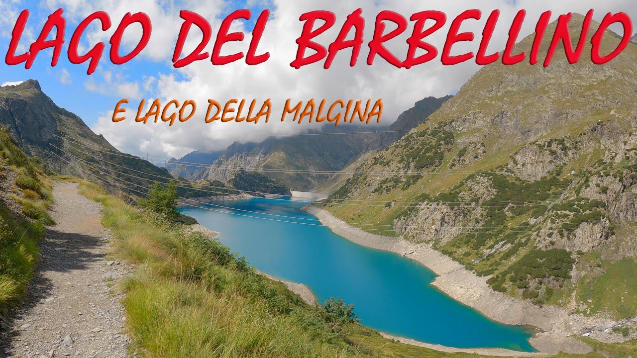 LAGO DEL BARBELLINO, RIFUGIO CURÒ e LAGO MALGINA da VALBONDIONE. Escursione settembre 2024. video 4k