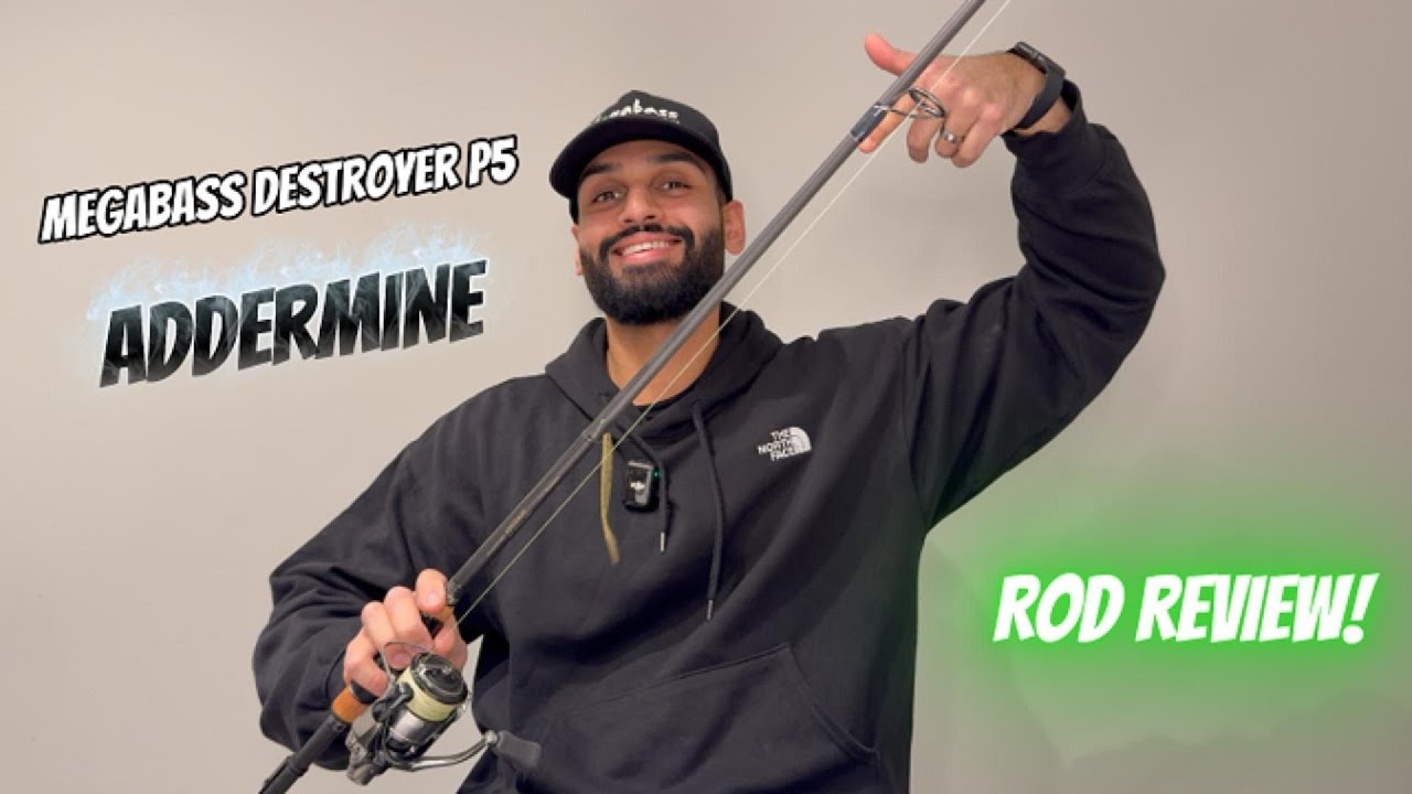 Megabass Destroyer P5 ADDERMINE Rod Review! Finesse At Its BEST?