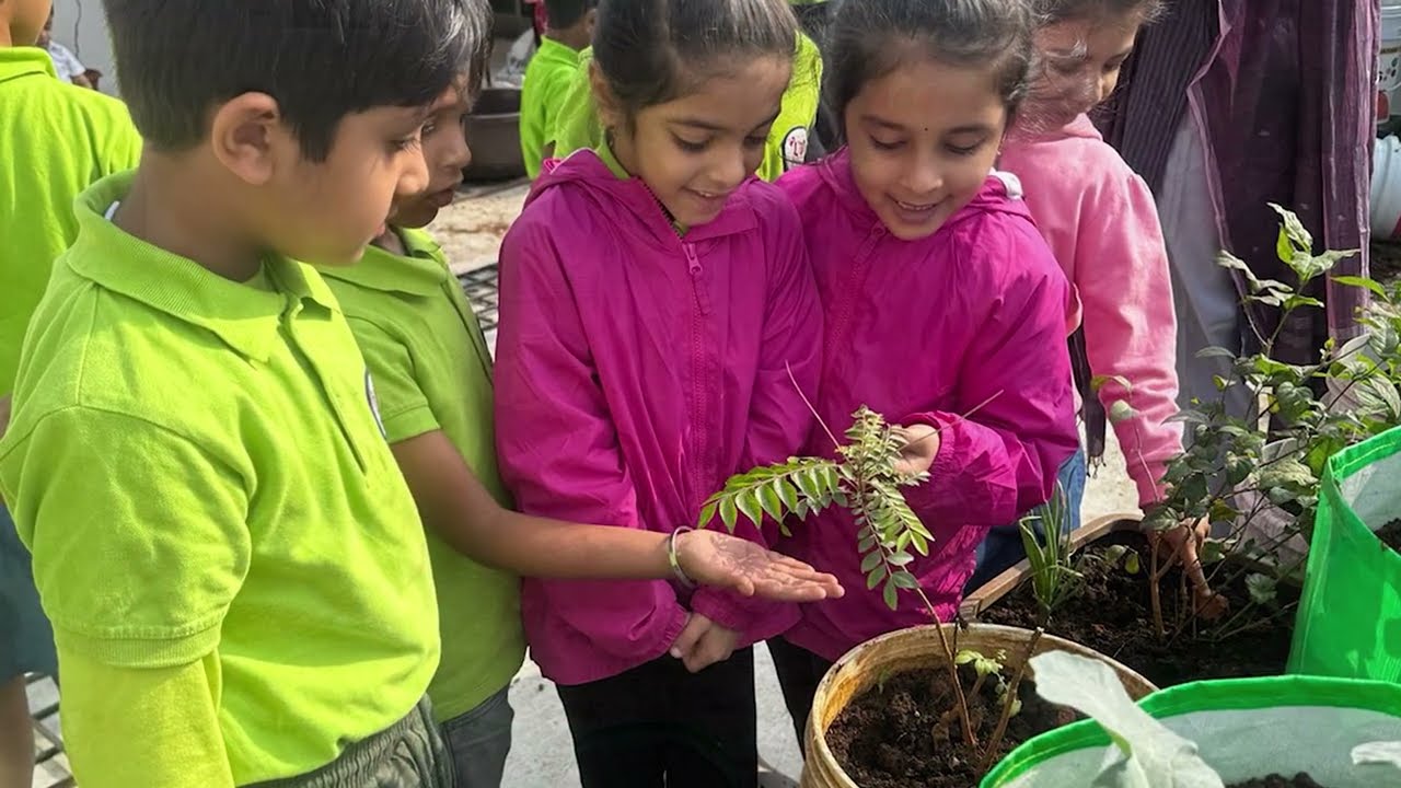 Tiny Gardeners in Action | Garden Learning Field Activity | Little Millennium Kondapur