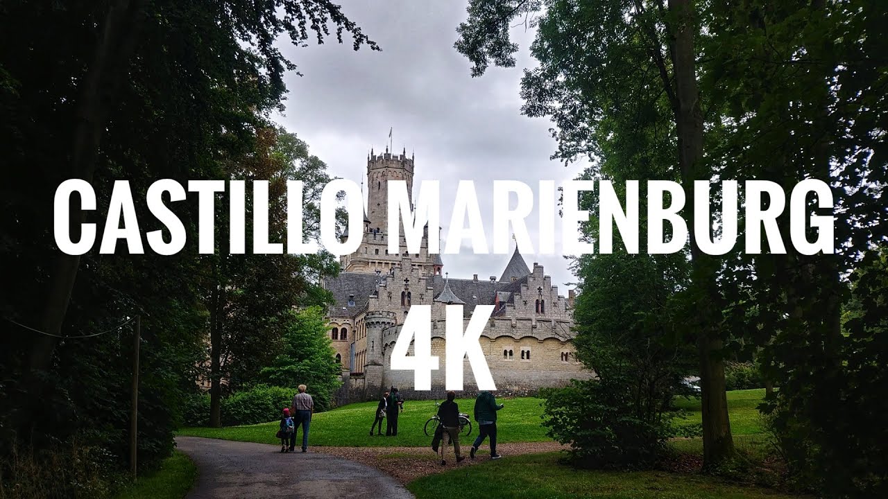 CAMINANDO POR * CASTILLO DE MARIENBURG Baja Sajonia Alemania 4K *