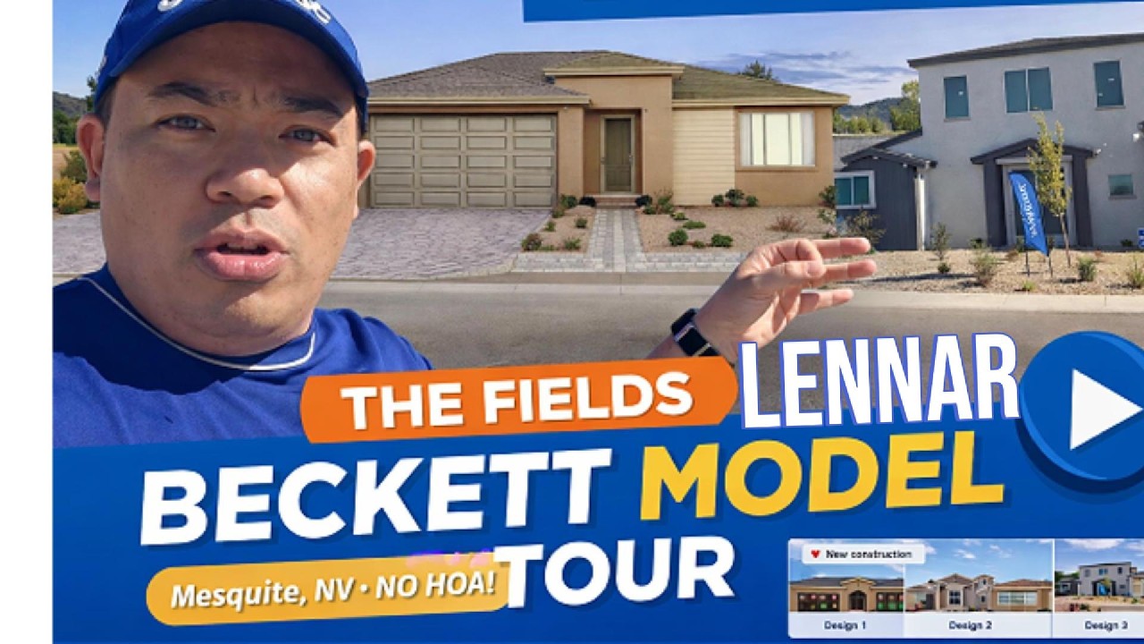 NO HOA + RV Garage?! Beckett Model Tour | The Fields Mesquite NV