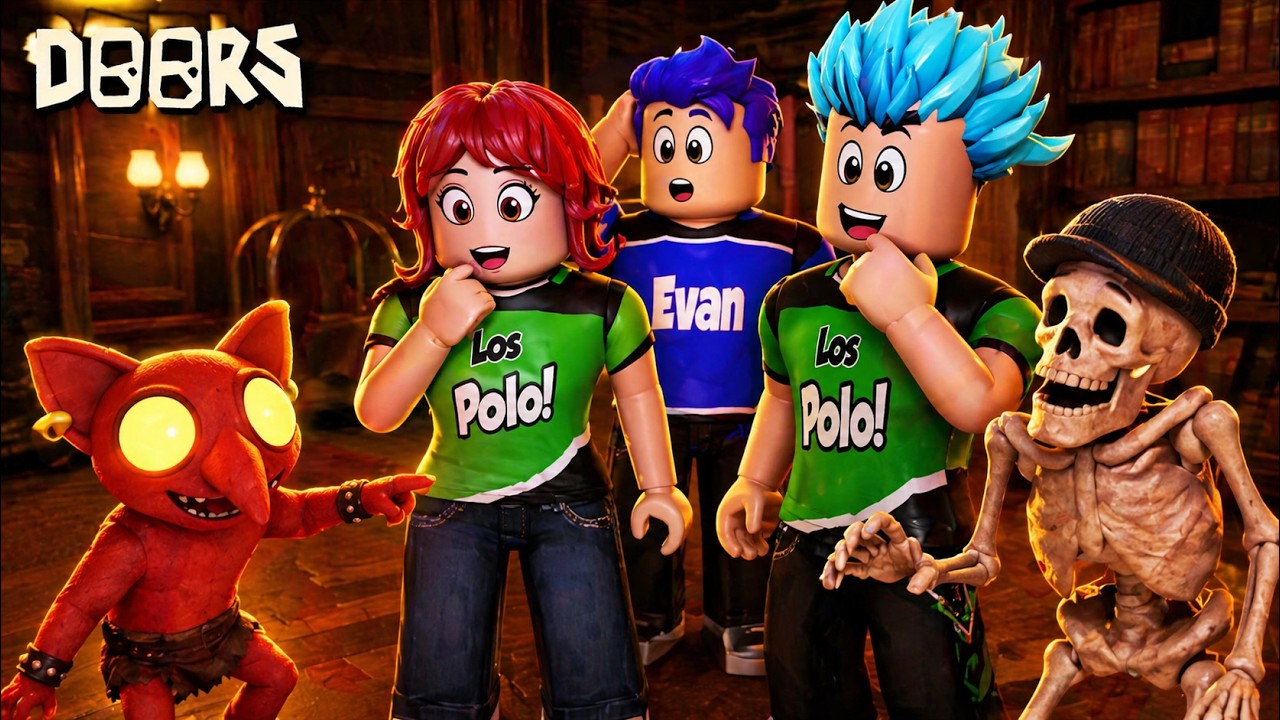Los POLO en el NUEVO DOORS!! Encontramos el TESORO!!