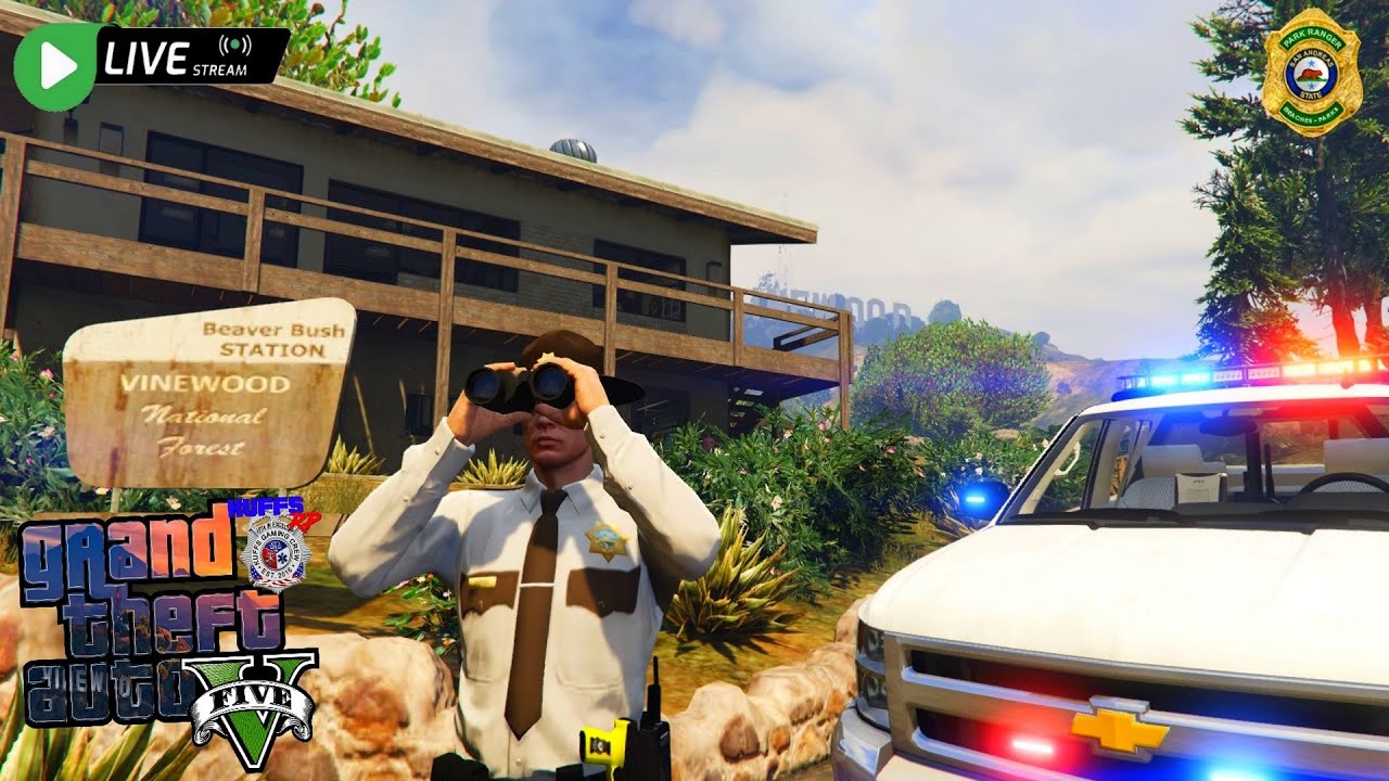 LIVE: GTA FiveM Kuffs Roleplay:  San Andreas Park Service