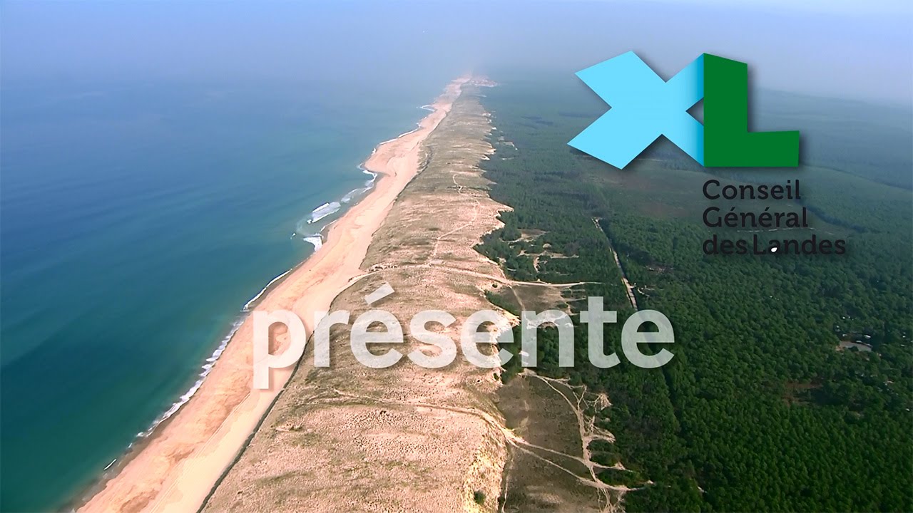 La côte landaise vue du ciel - HD