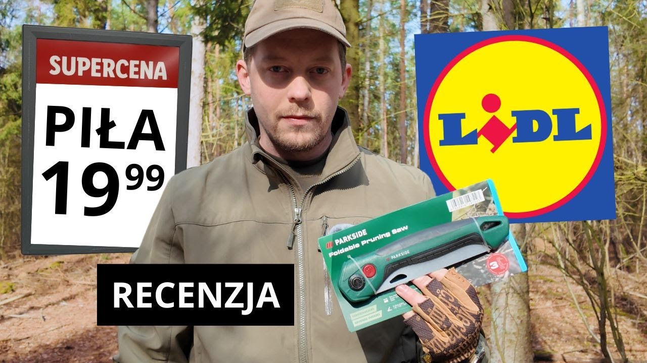 PIŁA RĘCZNA Z LIDLA za 19,99 | Parkside VS Silky Pocketboy