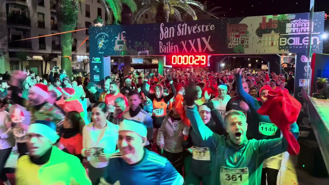 Salida XXIX San Silvestre Bailén 