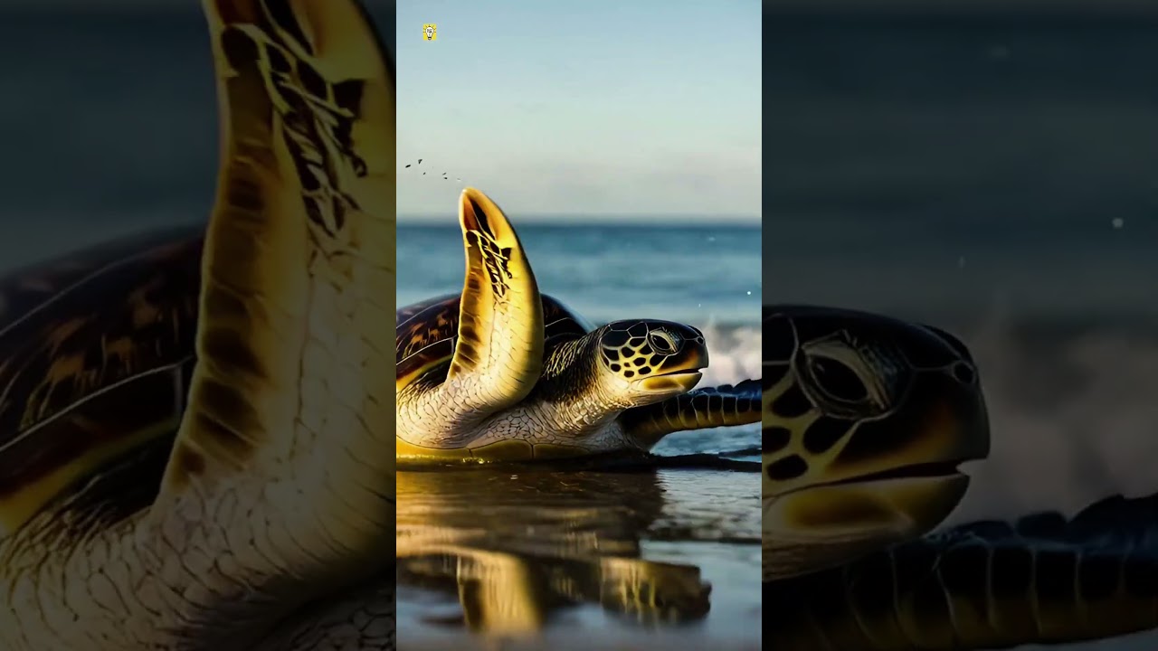 People Save a Helpless Turtle Stuck on the Beach 🐢🌊