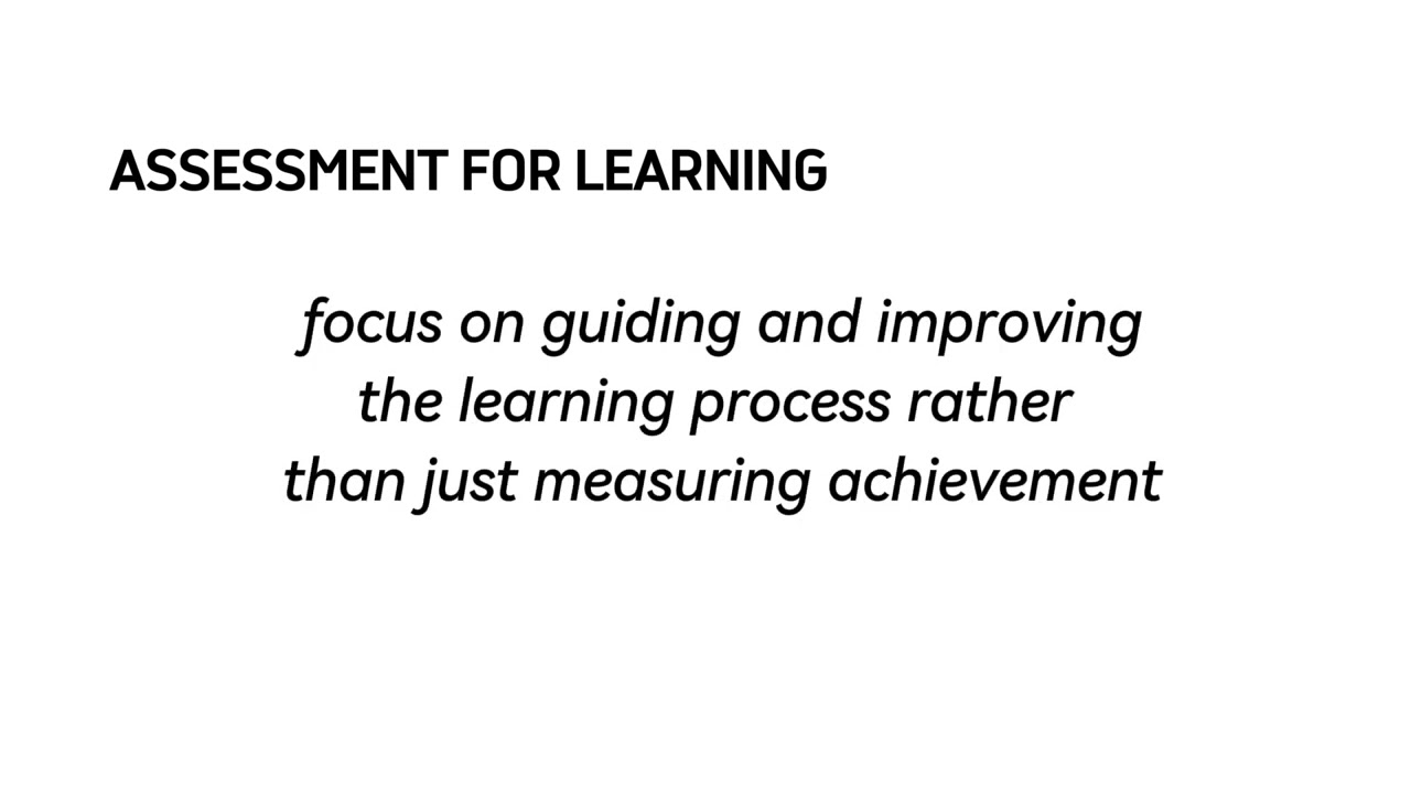Assessment For Learning