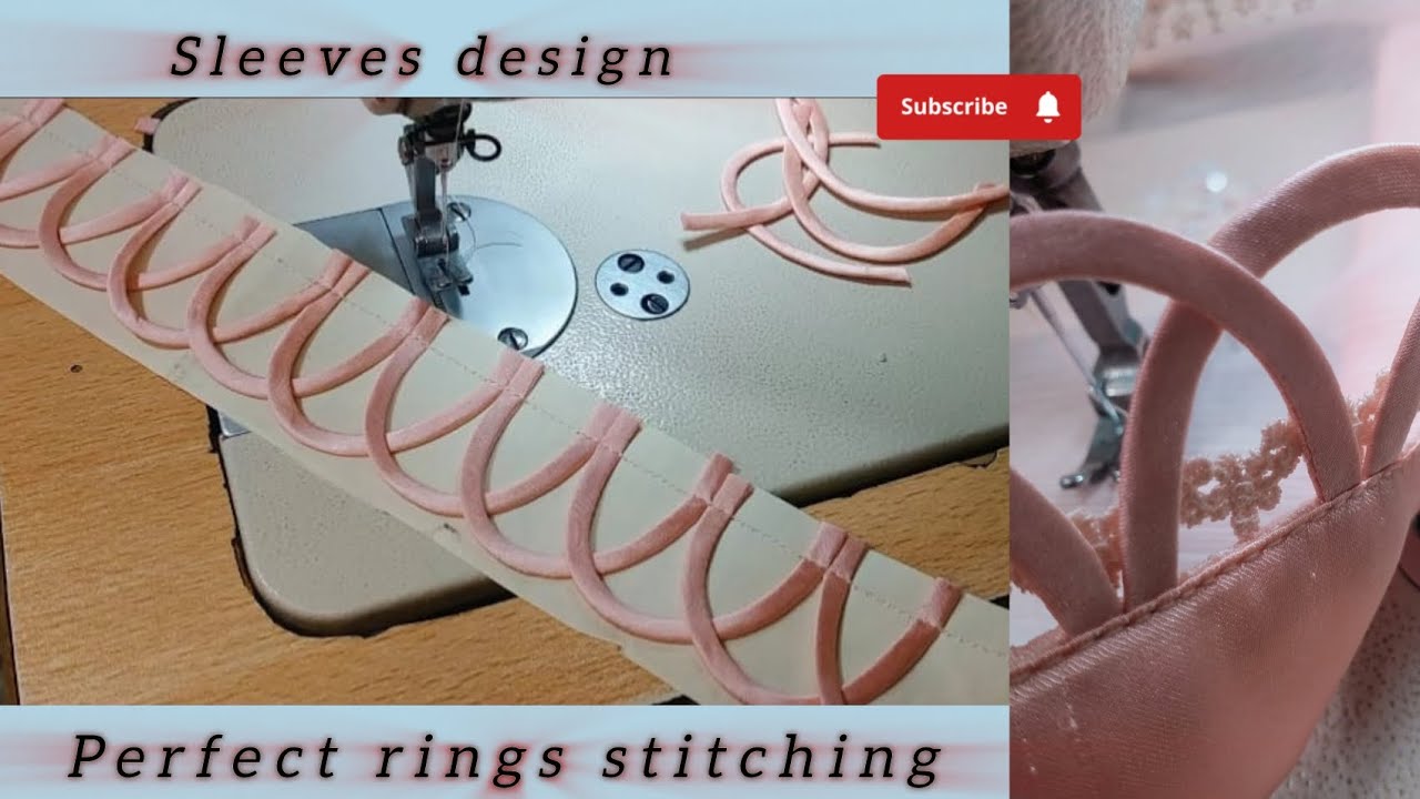 How to make perfect rings with invisible stitching| #cuttingandstitching  #design 