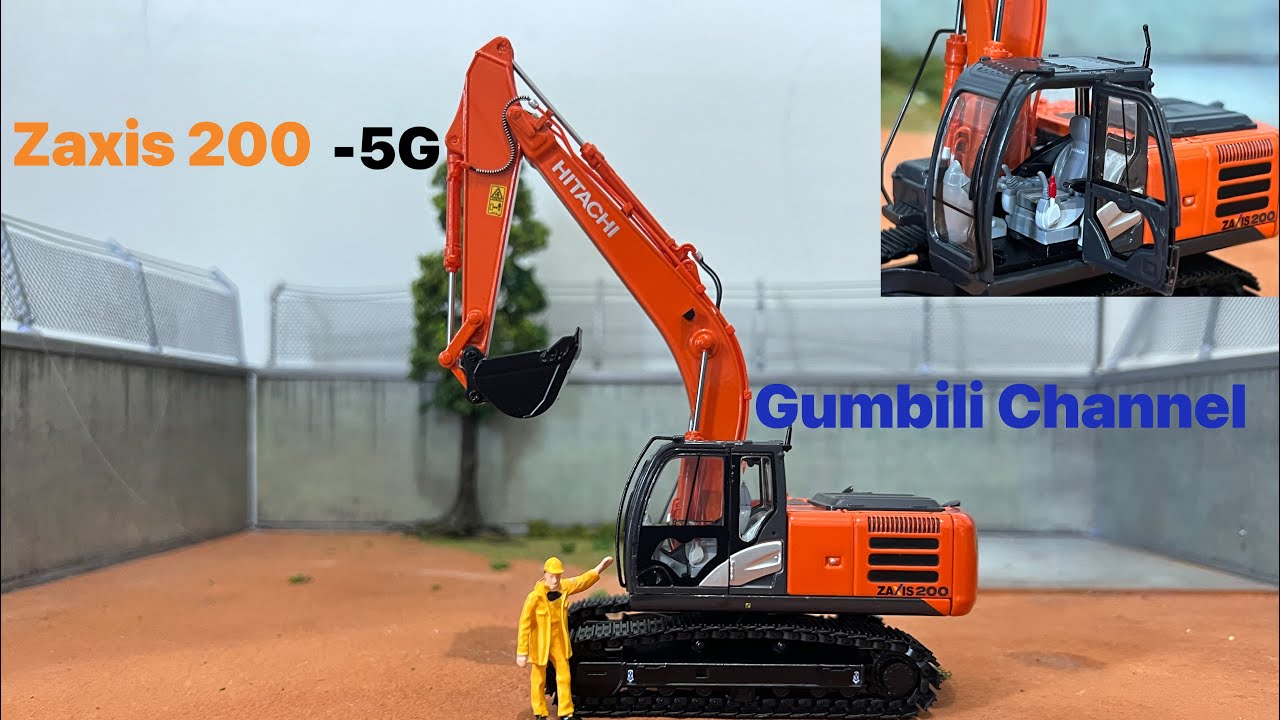 Diecast Zaxis 200-5G asian model | scale 1:50 | Replicars