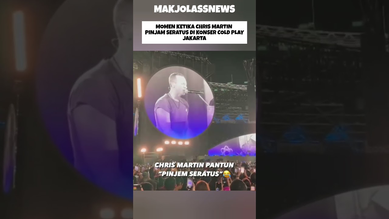 Chris Martin pantun pinjam seratus 