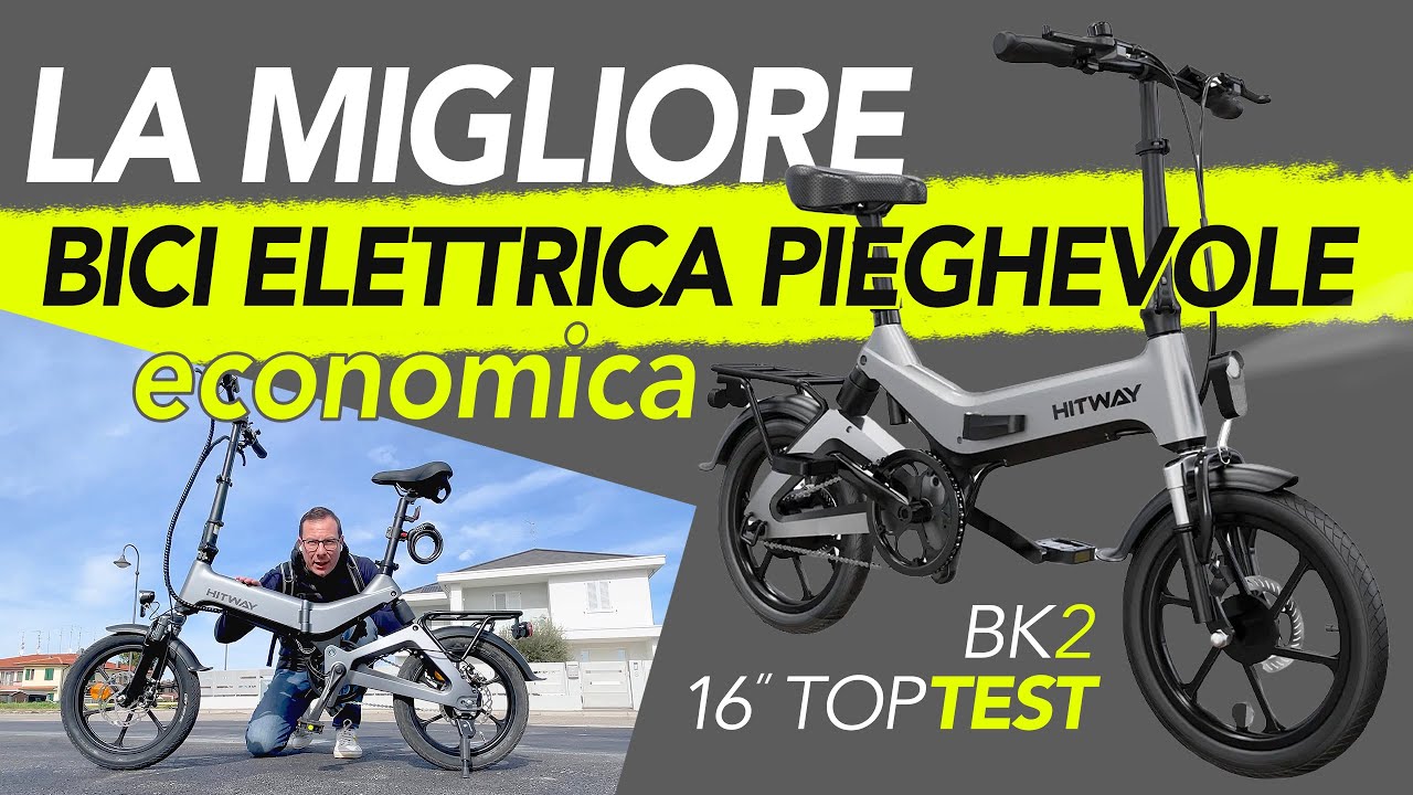 HITWAY BK2 Migliore Bici Elettrica Pieghevole 2023