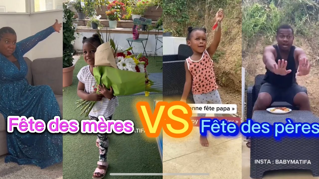FÊTE DES MÈRES VS FÊTE DES PÈRES / MOTHER'S DAY VS. FATHER'S DAY #babymatifa #matifa #family #funny