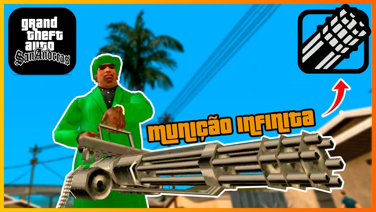 COMO TER MUNIÇÃO DE MINIGUN INFINITA NO GTA SAN ANDREAS (SEM CÓDIGOS/CHEATS)
