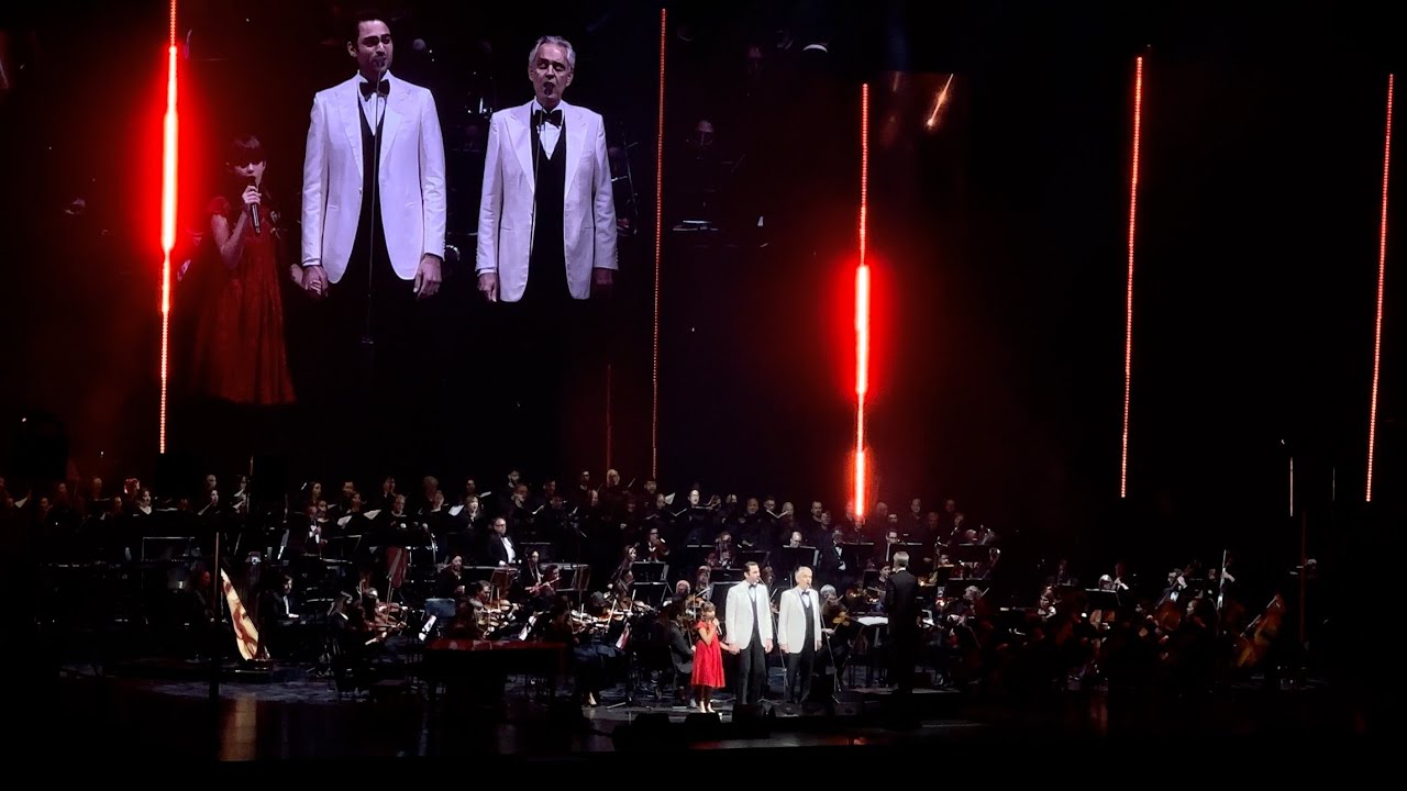 The Greatest Gift, Matteo Bocelli, Andrea Bocelli, TD Garden, Boston