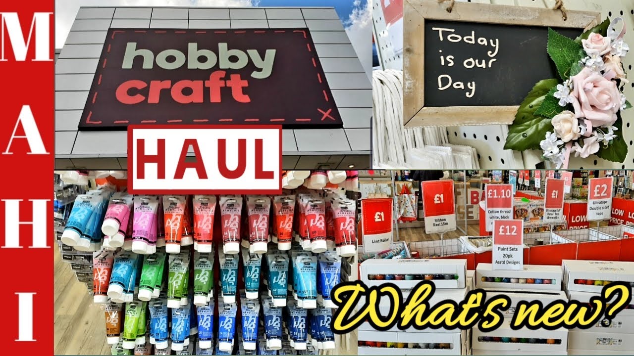 Hobbycraft | Hobbycraft Haul | Entire Art and Craft Range | Shop with me! | What's new in Store