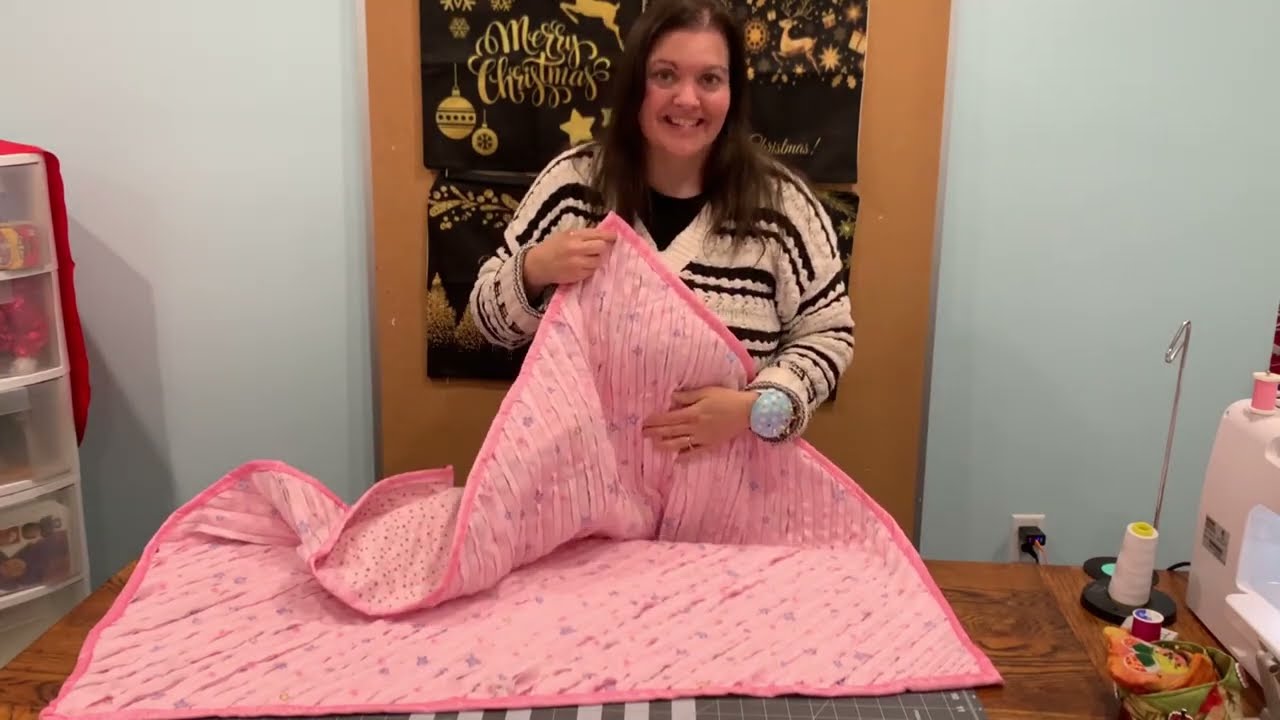 Wow Factor for next Baby Shower gift!Tutorial_ Chenille Baby Blanket