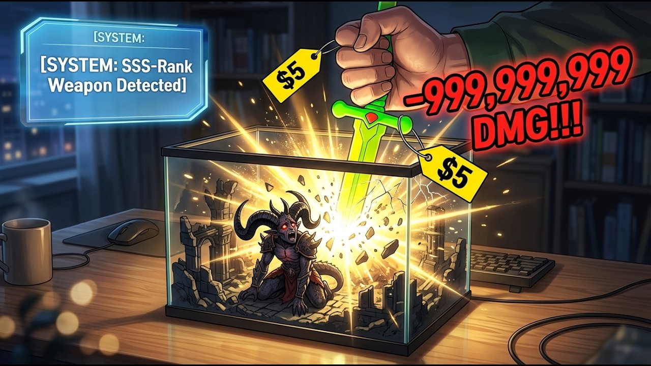 I Dropped a 1¢ Toothpick in My Glass Box.And ONE-SHOT a Lvl 999 Boss! PART2 -Manhwa Recap