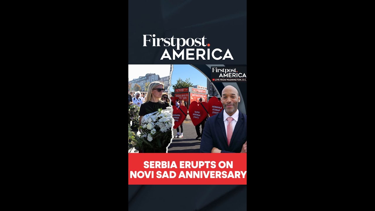 Serbia Erupts On&nbsp;Novi Sad Anniversary | Firstpost America | N18G