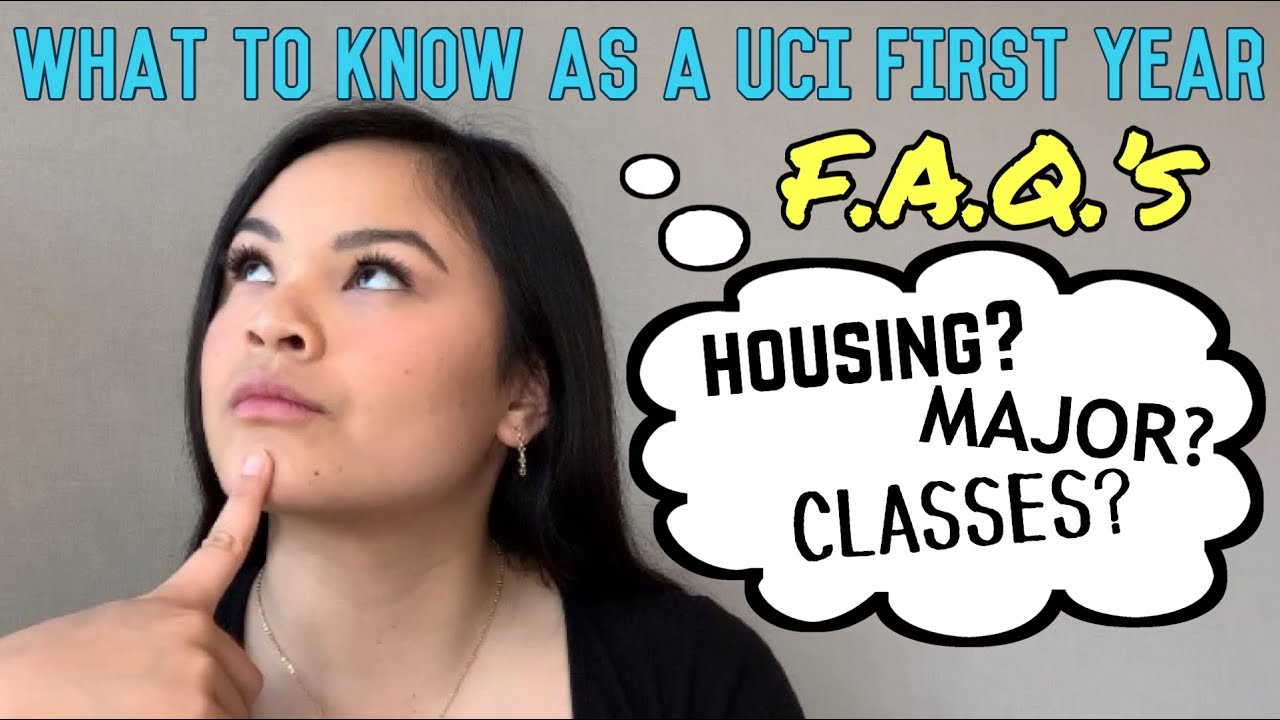 uci first-year FAQ & tips || katie girl
