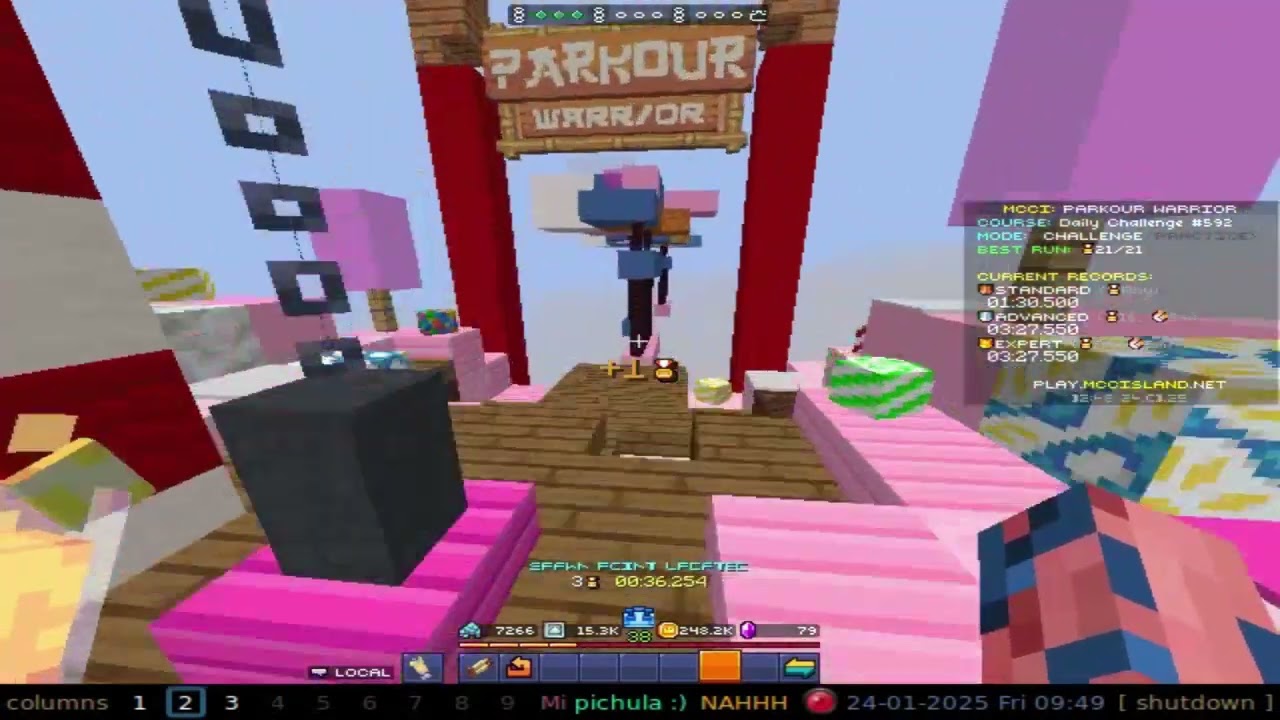 MCCI Parkour Warrior Daily 592 Standard in 01:30.000