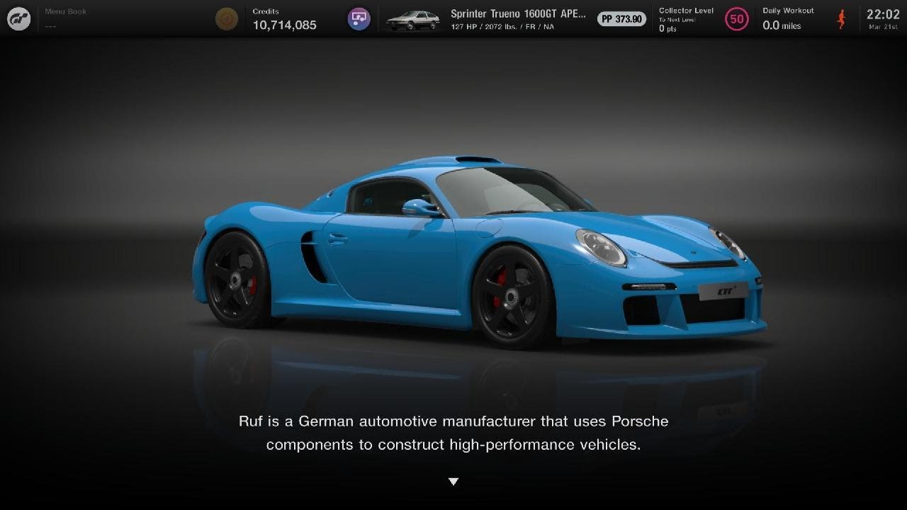 GT7: All About the 2007 RUF CTR3
