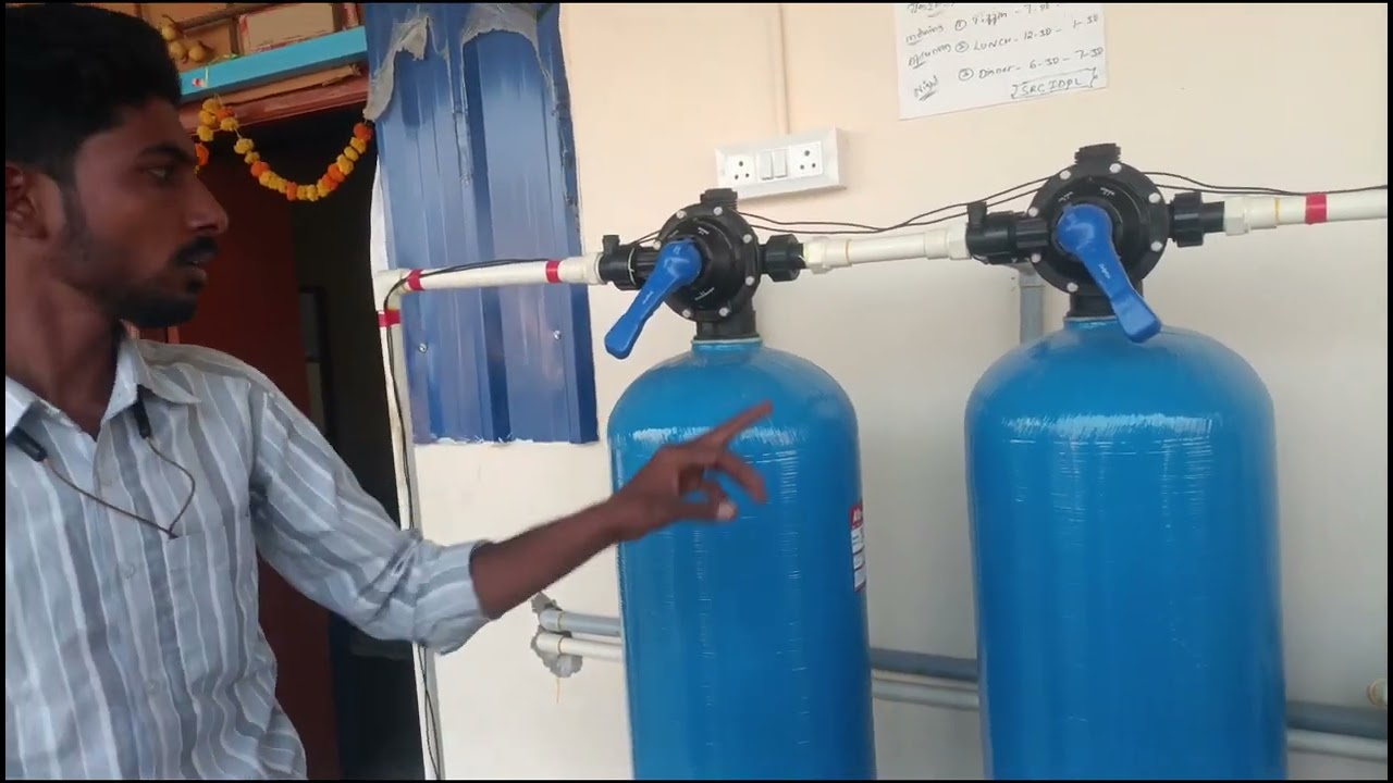 The filter water purification plant ☘️ 