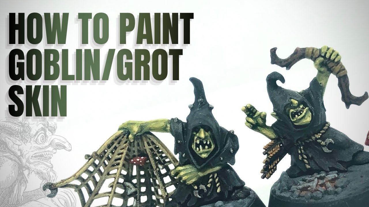 How to Paint Goblin / Grot Skin