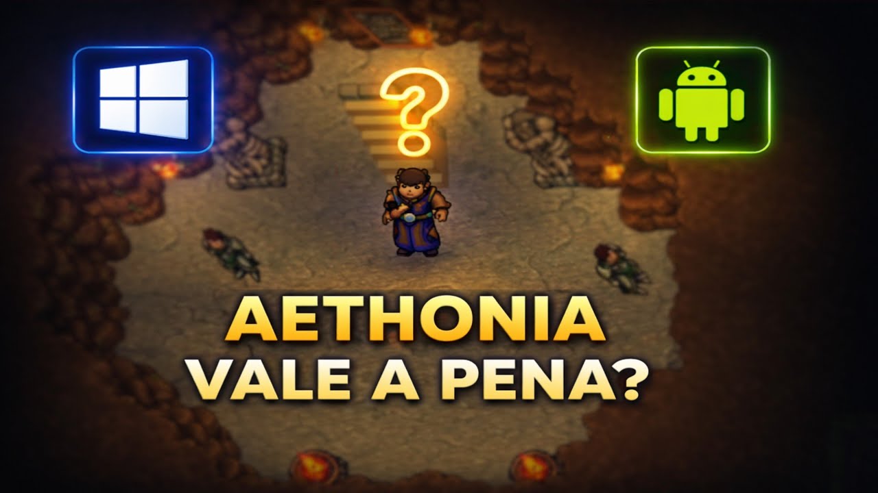 AETHONIA Vale a Pena? Novo MMORPG OT de Tibia para PC e Android